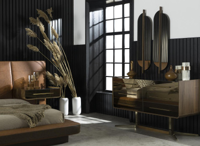 Chest of drawers with Mirror Modern Chest of drawers with Mirror Luxury Moder design Bedroom